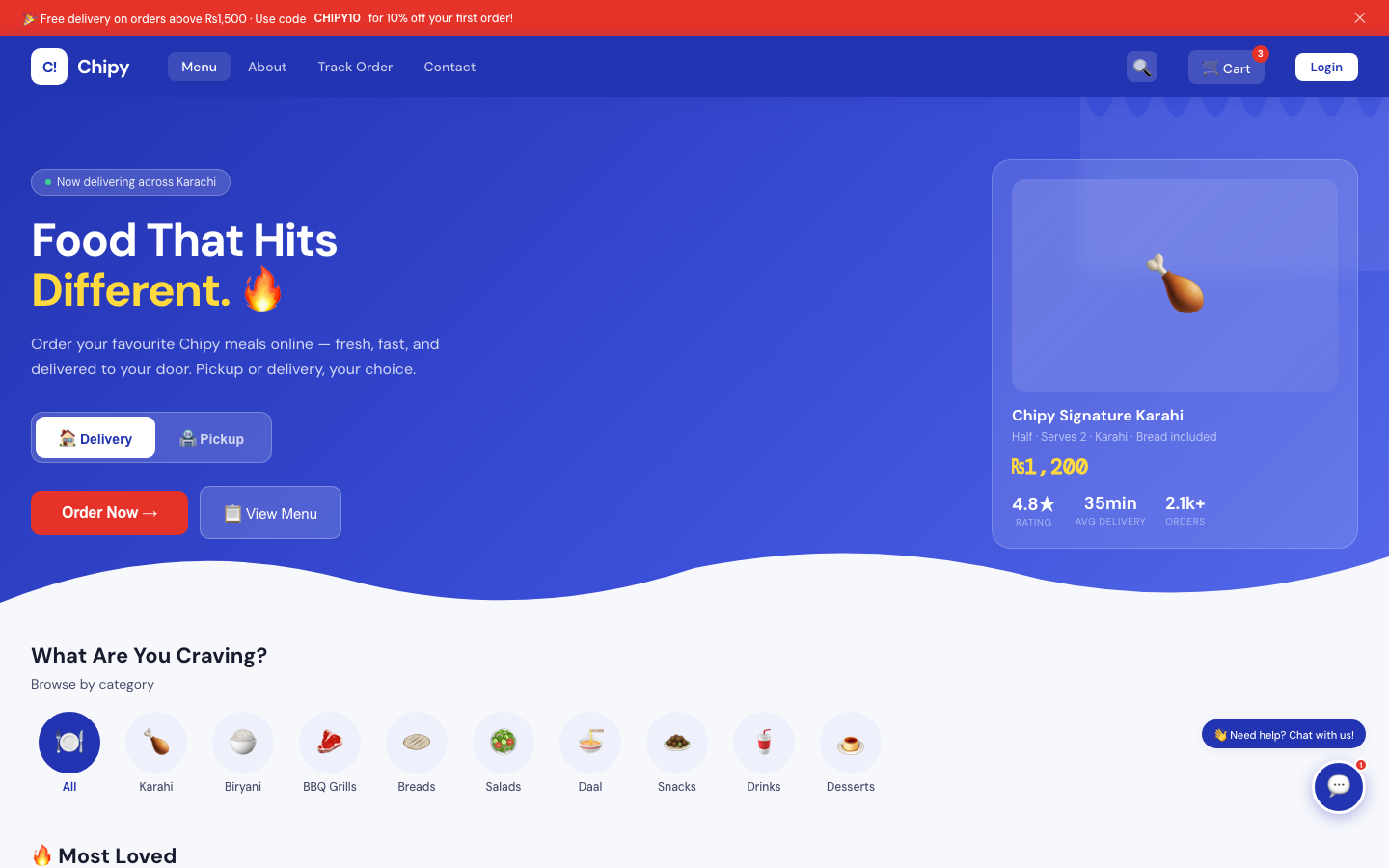 Order home — Foodpanda-grade guest ordering experience running on TiLedger inventory.